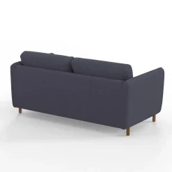 Fabrique de Styles Canapé convertible 2 places Gustave - Tissu Texturé - Crown Moutarde* Canapés Convertibles