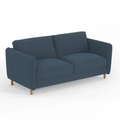 Fabrique de Styles Canapé convertible 2 places Bultex Gustave - Velours Vintage - Adore Anthracite* Canapés Convertibles