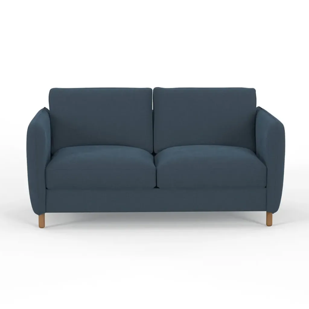 Fabrique de Styles Canapé convertible 2 places Bultex Gustave - Velours Vintage - Adore Anthracite* Canapés Convertibles