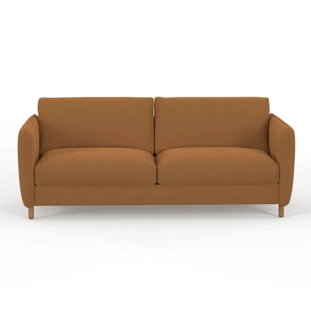 Fabrique de Styles Canapé convertible 2 places Bultex Gustave - Velours Vintage - Adore Anthracite* Canapés Convertibles