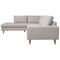 Fabrique de Styles Canapé d'angle gauche 5 places André - velours vintage - Adore gold* Canapés D'angle