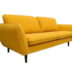 Fabrique de Styles Canapé fixe 3 places Axel - Velours Vintage - Adore Anthracite* Canapés Fixes