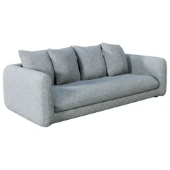 Fabrique de Styles Canapé fixe 3 places Basile - Effet Velours Côtelé - Fjord Écru* Canapés Fixes