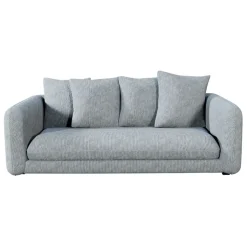 Fabrique de Styles Canapé fixe 3 places Basile - Effet Velours Côtelé - Fjord Écru* Canapés Fixes