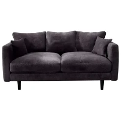 Fabrique de Styles Canapé fixe 4 places Marius - Effet Velours - Seven Turtle* Canapés Fixes