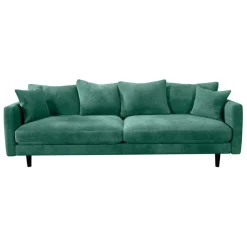 Fabrique de Styles Canapé fixe 4 places Marius - Effet Velours - Seven Turtle* Canapés Fixes