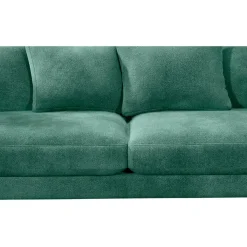 Fabrique de Styles Canapé fixe 4 places Marius - Effet Velours - Seven Turtle* Canapés Fixes