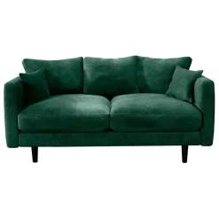 Fabrique de Styles Canapé fixe 4 places Marius - Effet Velours - Seven Turtle* Canapés Fixes