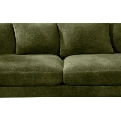 Fabrique de Styles Canapé fixe 4 places Marius - Effet Velours - Seven Turtle* Canapés Fixes