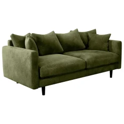 Fabrique de Styles Canapé fixe 4 places Marius - Effet Velours - Seven Turtle* Canapés Fixes