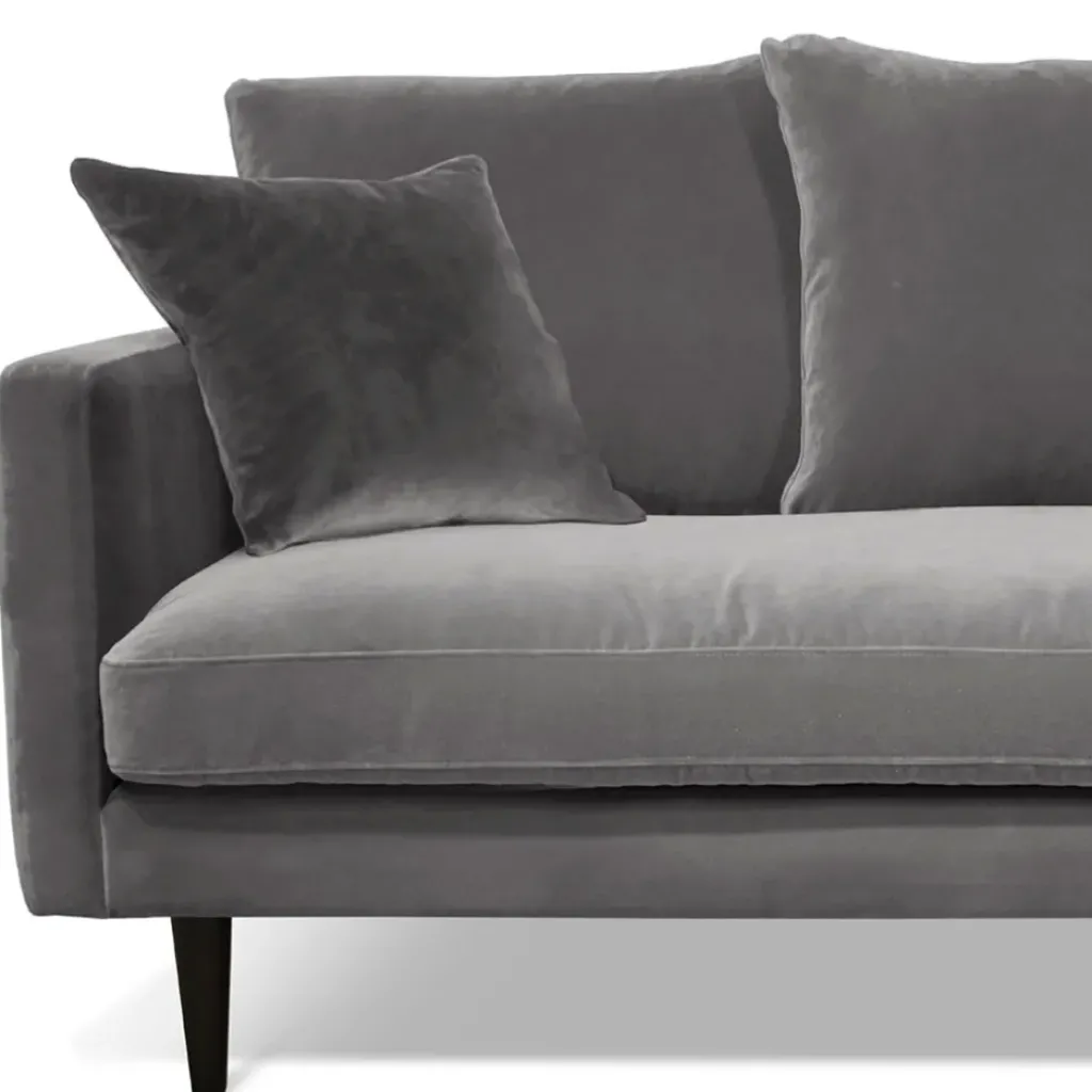 Fabrique de Styles Canapé fixe 4 places Marius - Velours Vintage - Adore Gold* Canapés Fixes