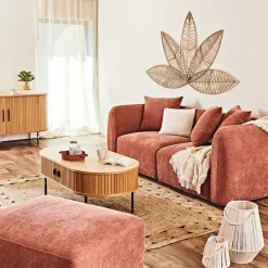 Fabrique de Styles Canapé modulable 3 places avec pouf - Andrea* Canapés Modulables