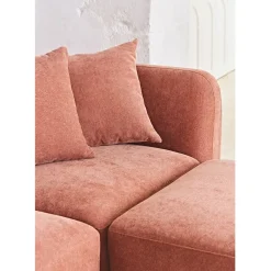 Fabrique de Styles Canapé modulable 3 places avec pouf - Andrea* Canapés Modulables