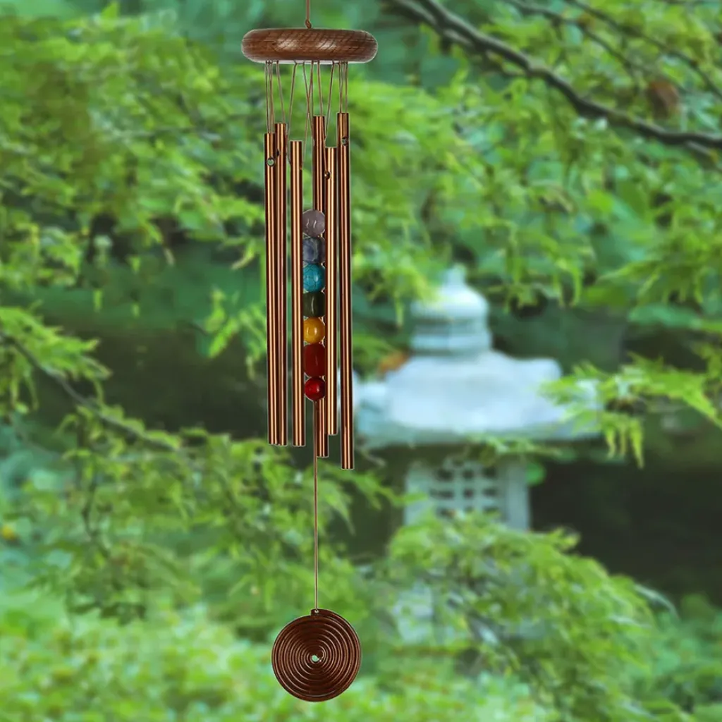 Fabrique de Styles Carillon à vent 7 chakras h44cm* Méditation Et Yoga