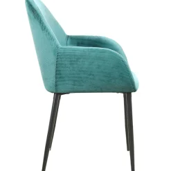 Fabrique de Styles Chaise avec accoudoirs en velours côtelé canard - Julia* Chaises