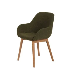 Fabrique de Styles Chaise avec accoudoirs en tissu bouclette - Altea* Chaises