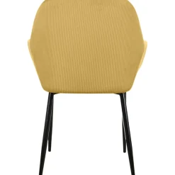 Fabrique de Styles Chaise avec accoudoirs en velours côtelé - Julia* Chaises