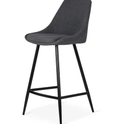 Fabrique de Styles Chaise de bar en tissu h67cm - Ben* Tabourets Et Chaises De Bar