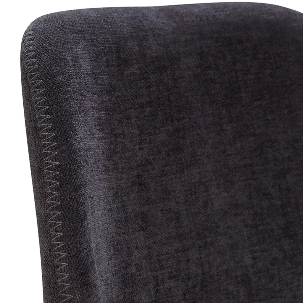 Fabrique de Styles Chaise de bar en tissu soft touch h65cm - Keri* Tabourets Et Chaises De Bar