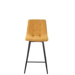 Fabrique de Styles Chaise de bar tissu matelassé - Lilly* Tabourets Et Chaises De Bar