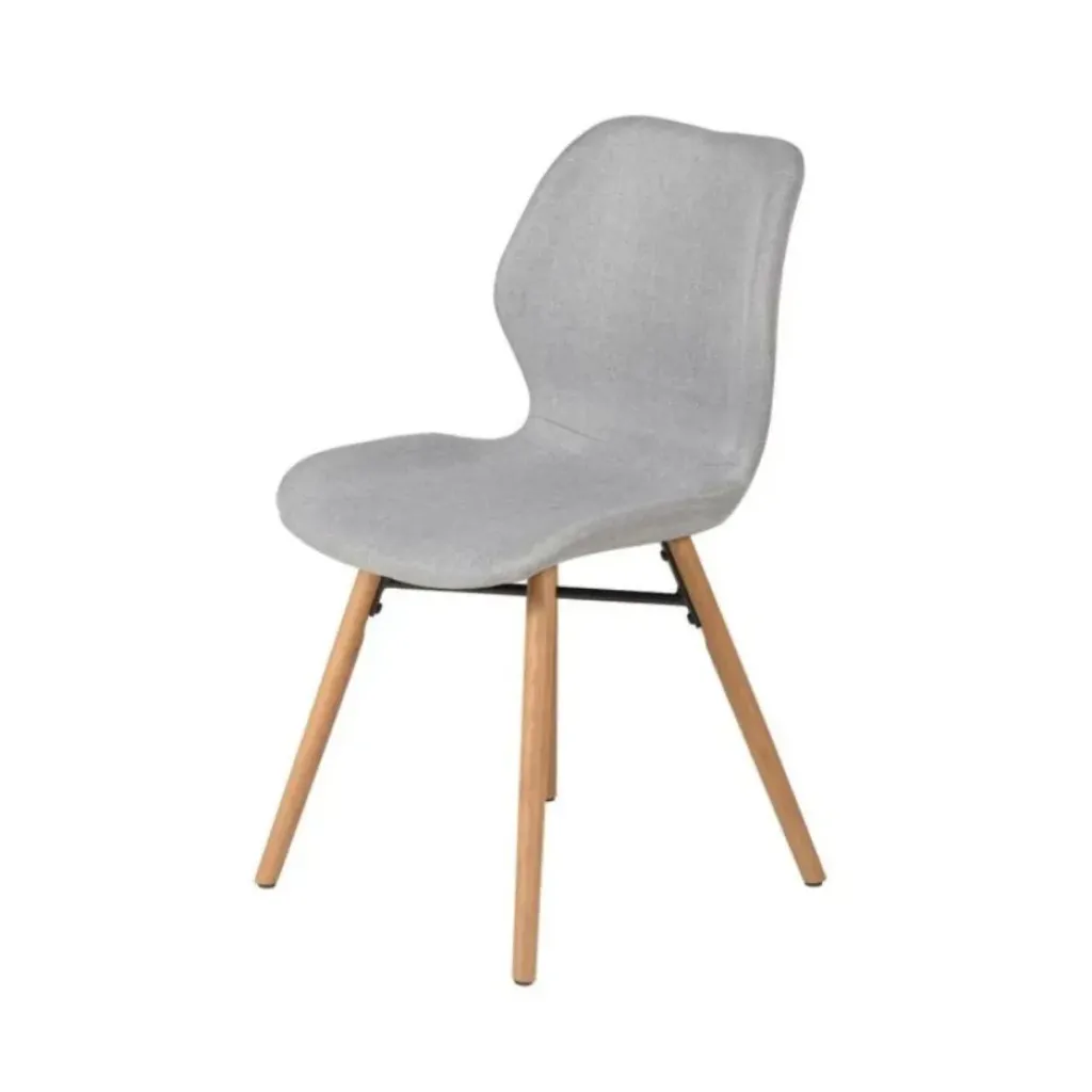 Fabrique de Styles Chaise de salle à manger en tissu clair - Gloria* Chaises
