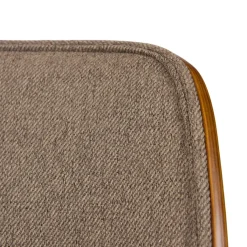 Fabrique de Styles Chaise de salle à manger en tissu et noyer - Atlanta* Chaises