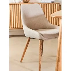 Fabrique de Styles Chaise de salle à manger en tissu - Ben* Chaises
