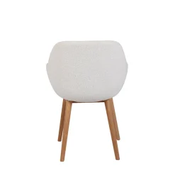 Fabrique de Styles Chaise de salle à manger en tissu bouclette - Altea* Chaises