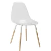 Fabrique de Styles Chaise de salle à manger scandinave transparente - Phebee* Chaises