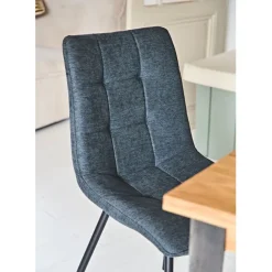 Fabrique de Styles Chaise de salle a manger en tissu matelassé - Lilly* Chaises