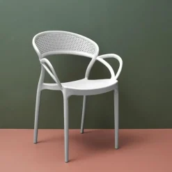 Fabrique de Styles Chaise exterieur he en plastique empilable - Sacha*Enfant Chaises, Fauteuils|Jardin