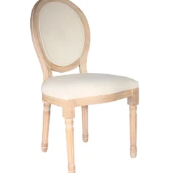 Fabrique de Styles Chaise medaillon en bois d'hévea et cannage* Chaises