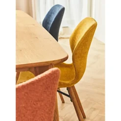 Fabrique de Styles Chaise salle à manger en tissu soft touch - Keri* Chaises