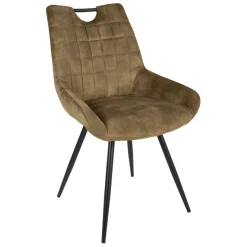 Fabrique de Styles Chaise salle à manger en velours - dana* Chaises