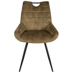 Fabrique de Styles Chaise salle à manger en velours - dana* Chaises