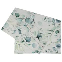 Fabrique de Styles Chemin de table en coton 160x50cm - Eucalyptus* Chemins De Table