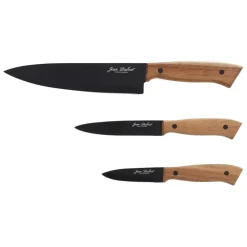 Fabrique de Styles coffret 3 couteaux cuisine natural life* Couteaux De Cuisine