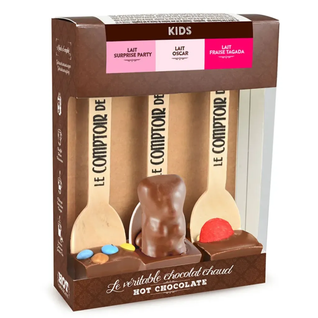 Fabrique de Styles Coffret 3 hot chocolate kid's 3x30g* Chocolats Et Confiseries