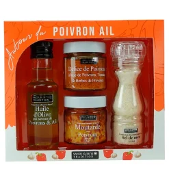 Fabrique de Styles Coffret autour du poivron et pointe d'ail* Condiments Et Épices