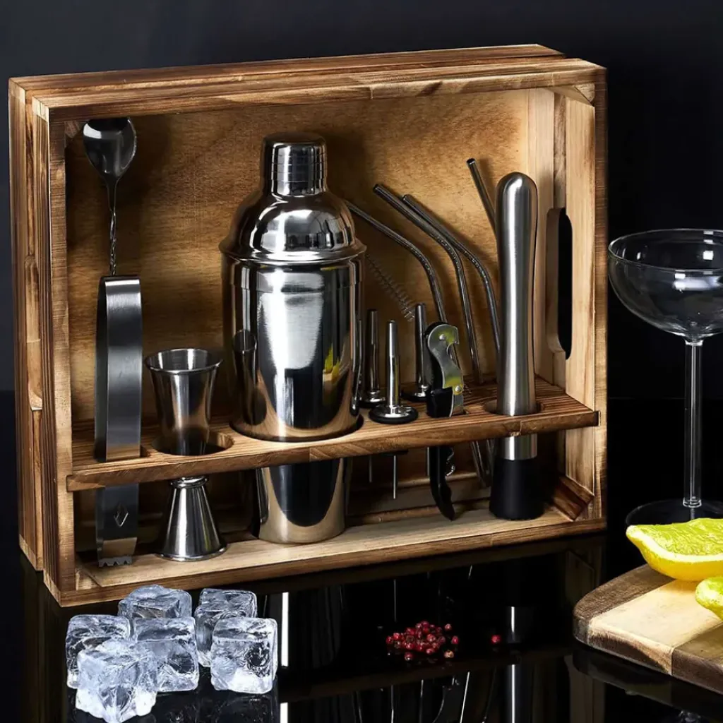 Fabrique de Styles Coffret pour cocktail 15 accessoires* Accessoires Vin Et Cocktails