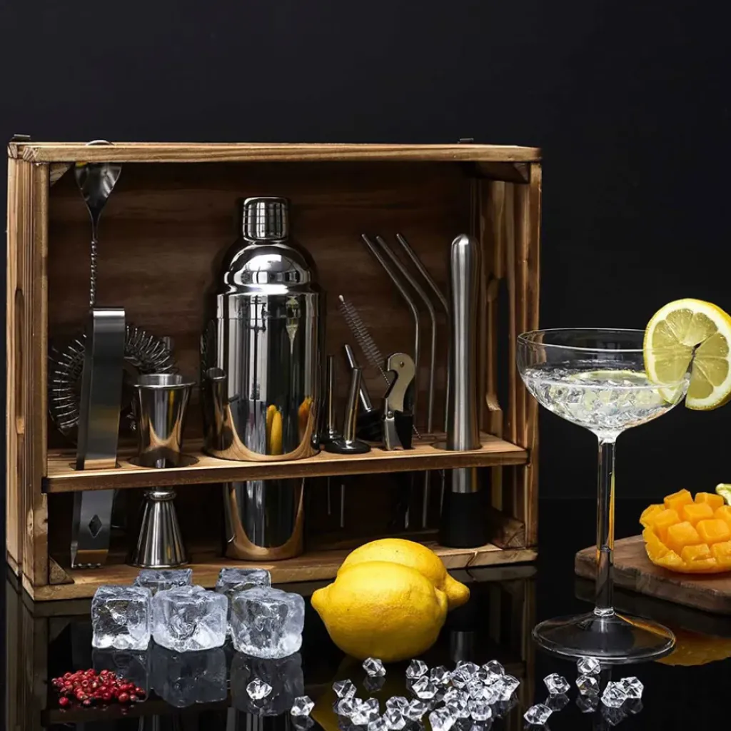 Fabrique de Styles Coffret pour cocktail 15 accessoires* Accessoires Vin Et Cocktails