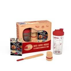Fabrique de Styles Coffret shaker tampon huileur et spatule crêpe - Passion* Ustensibles De Cuisine