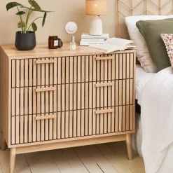 Fabrique de Styles Commode 3 tiroirs en pin naturel - Kara* Commodes