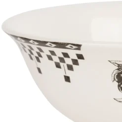 Fabrique de Styles Compotier en faïence 1L - Damier* Plats Et Saladiers