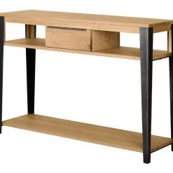 Fabrique de Styles Console 1 tiroir en chêne massif - Manny* Consoles