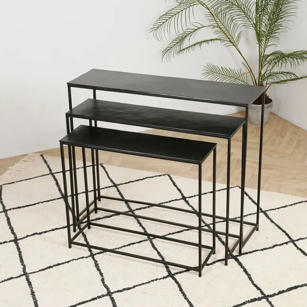 Fabrique de Styles Console gigogne (x3) en fer - Felia* Consoles