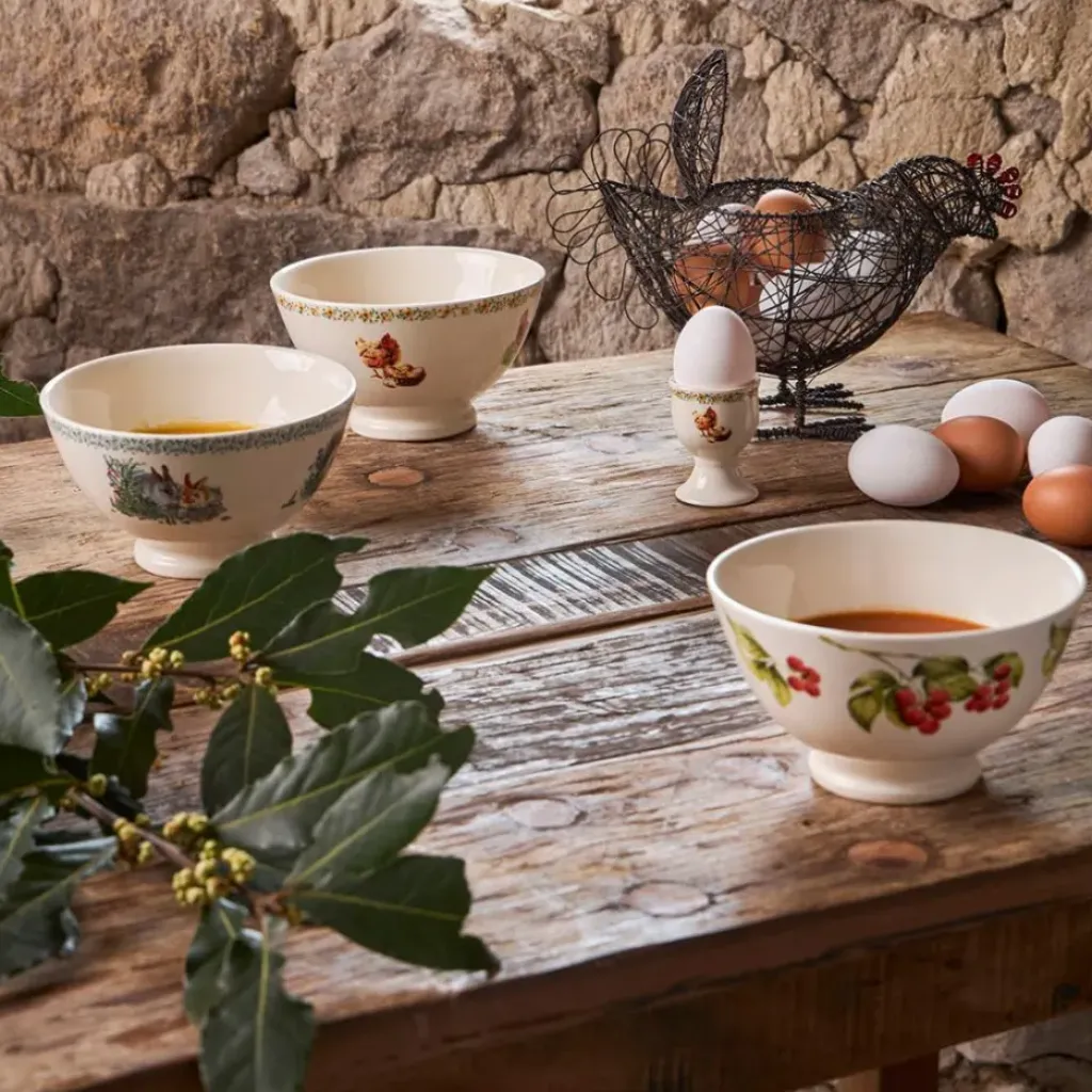 Fabrique de Styles Coquetier en faience basse-cour - Collection* Accessoires De Table