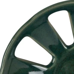 Fabrique de Styles Coupe en grès émeraude moucheté d23cm - Organic* Plats Et Saladiers