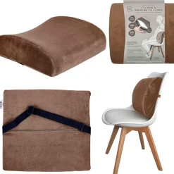 Fabrique de Styles Coussin à mémoire de forme pour le dos marron* Relaxation Et Massage