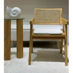 Fabrique de Styles Coussin de chaise carre bouclette 40x40cm* Coussins Et Housses